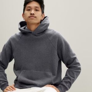 Everlane the track hoodie grey small NWT